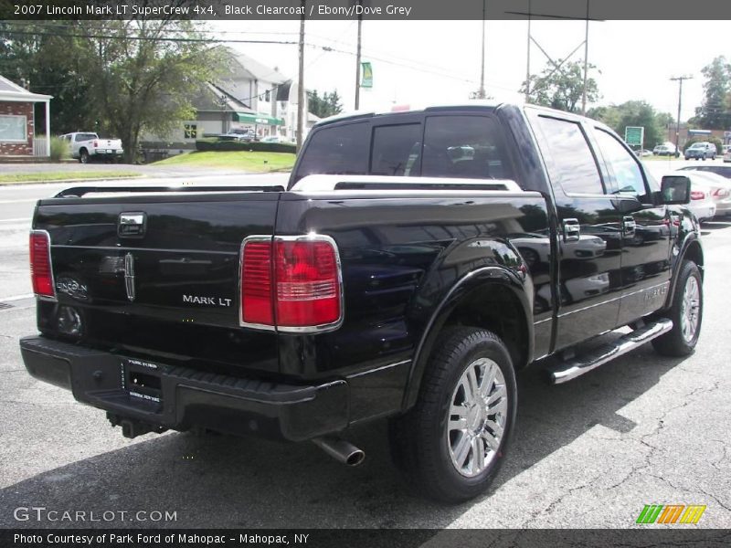 Black Clearcoat / Ebony/Dove Grey 2007 Lincoln Mark LT SuperCrew 4x4