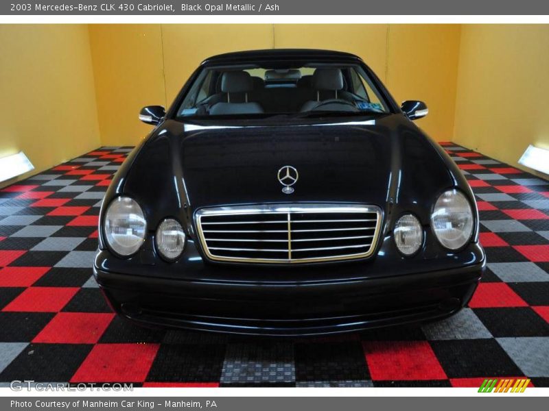 Black Opal Metallic / Ash 2003 Mercedes-Benz CLK 430 Cabriolet