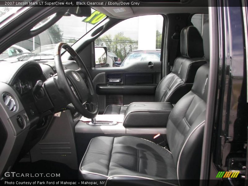 Black Clearcoat / Ebony/Dove Grey 2007 Lincoln Mark LT SuperCrew 4x4