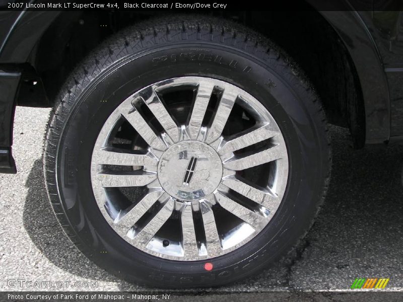 Black Clearcoat / Ebony/Dove Grey 2007 Lincoln Mark LT SuperCrew 4x4