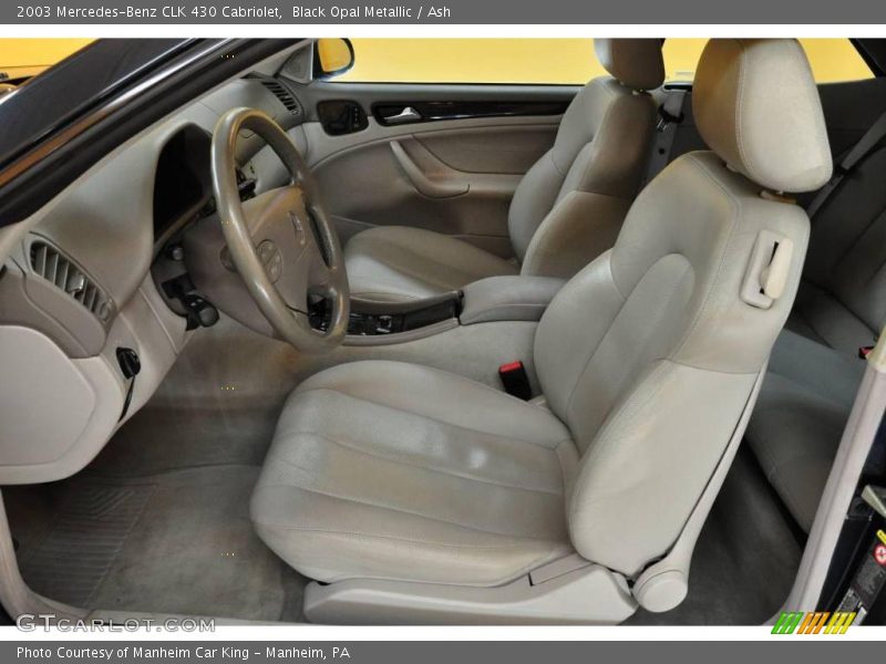 Black Opal Metallic / Ash 2003 Mercedes-Benz CLK 430 Cabriolet