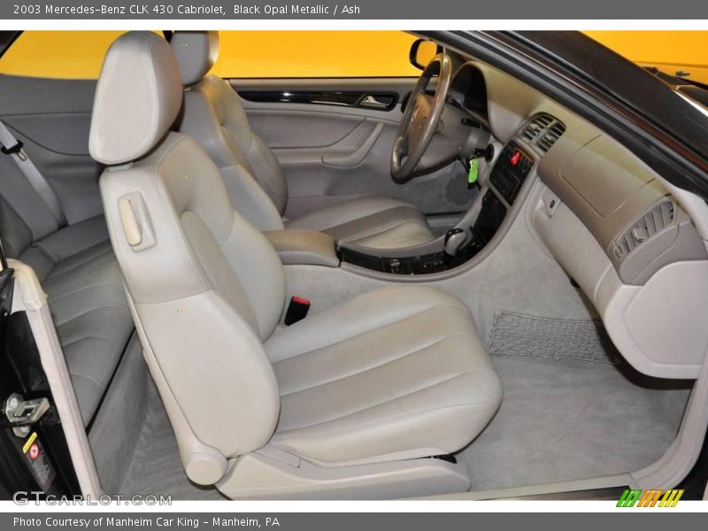 Black Opal Metallic / Ash 2003 Mercedes-Benz CLK 430 Cabriolet