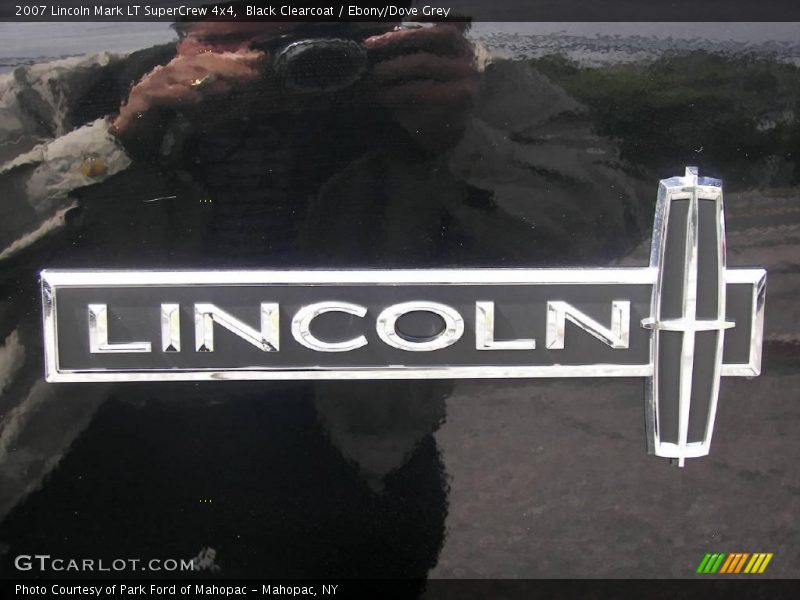 Black Clearcoat / Ebony/Dove Grey 2007 Lincoln Mark LT SuperCrew 4x4