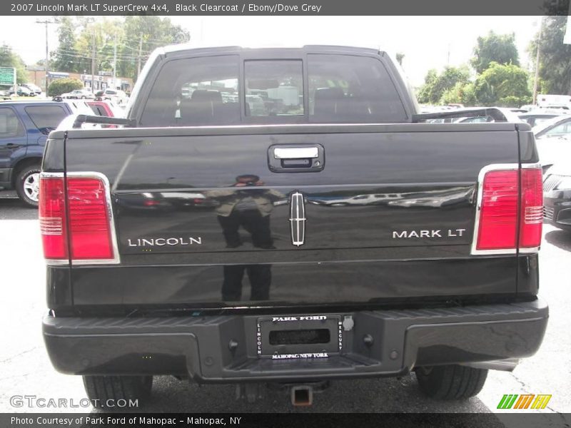 Black Clearcoat / Ebony/Dove Grey 2007 Lincoln Mark LT SuperCrew 4x4