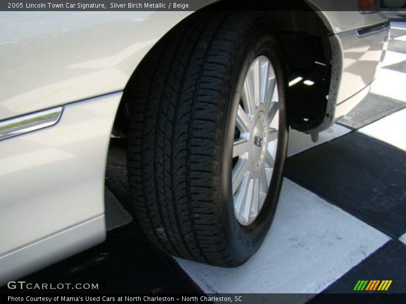 Silver Birch Metallic / Beige 2005 Lincoln Town Car Signature