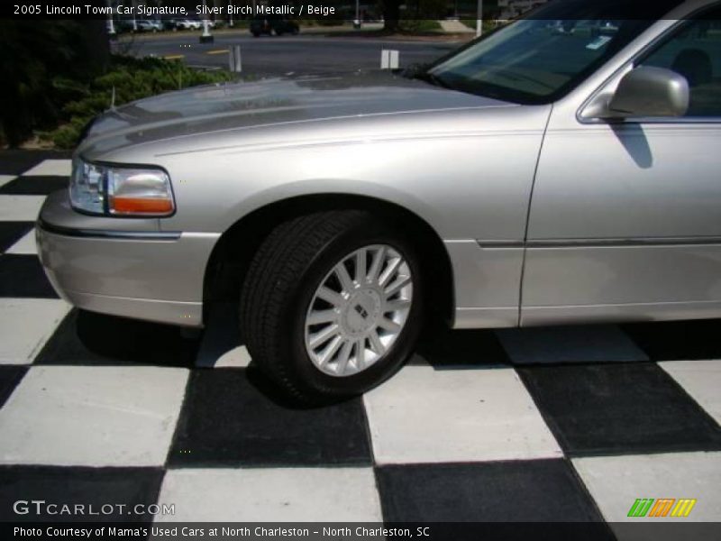 Silver Birch Metallic / Beige 2005 Lincoln Town Car Signature