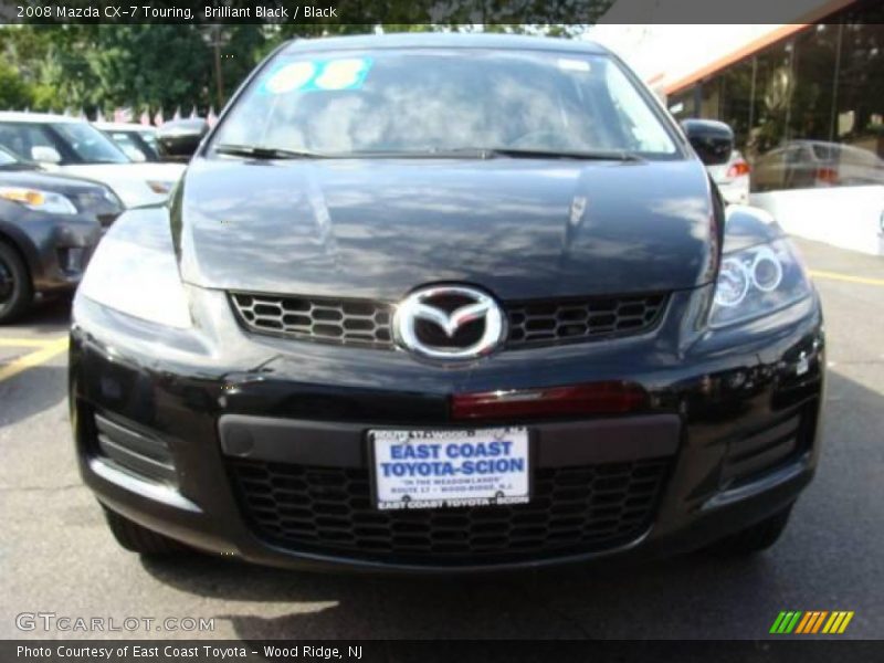 Brilliant Black / Black 2008 Mazda CX-7 Touring