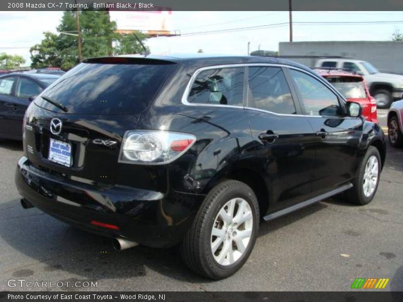 Brilliant Black / Black 2008 Mazda CX-7 Touring