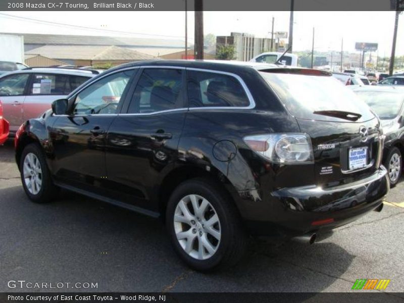 Brilliant Black / Black 2008 Mazda CX-7 Touring