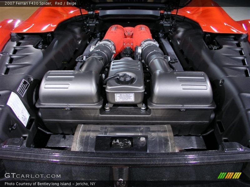 Red / Beige 2007 Ferrari F430 Spider