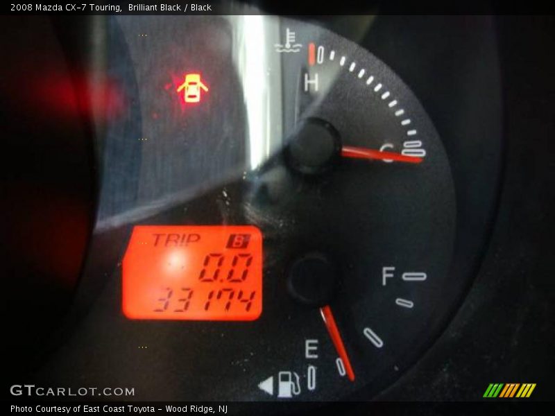 Brilliant Black / Black 2008 Mazda CX-7 Touring