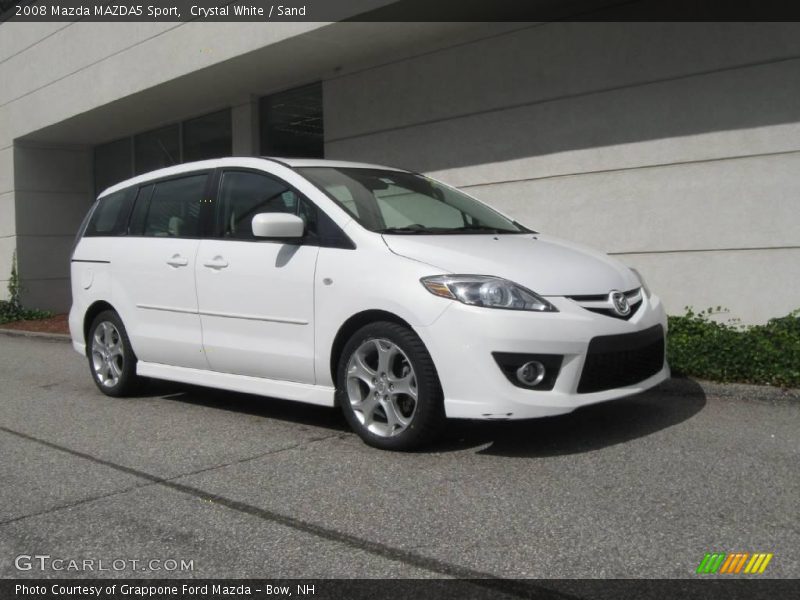 Crystal White / Sand 2008 Mazda MAZDA5 Sport
