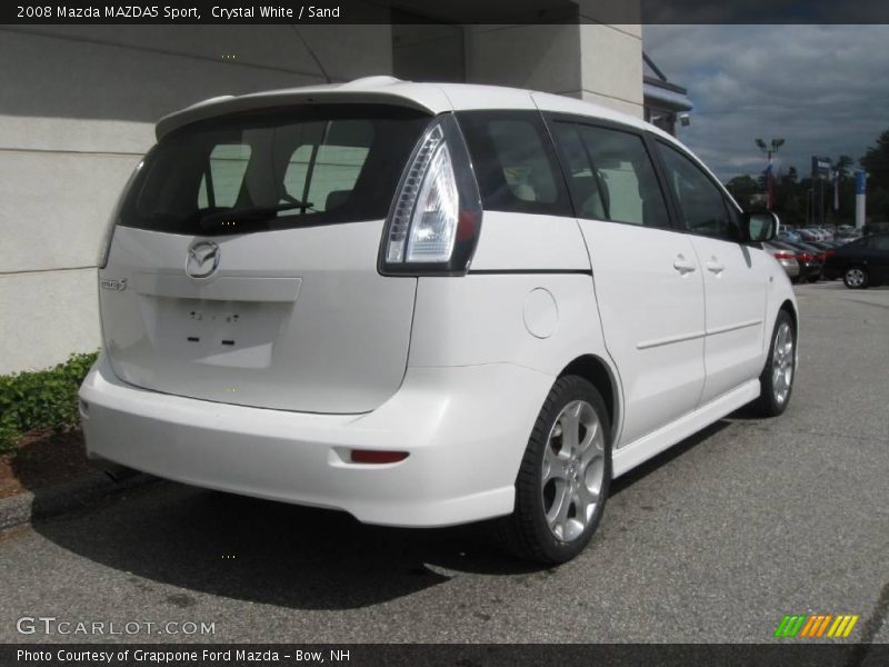 Crystal White / Sand 2008 Mazda MAZDA5 Sport