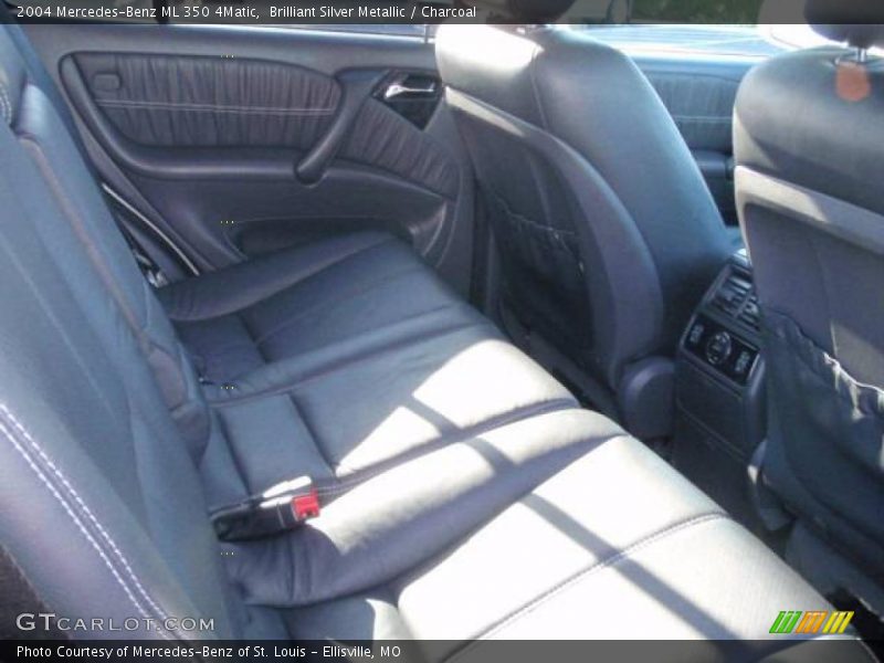 Brilliant Silver Metallic / Charcoal 2004 Mercedes-Benz ML 350 4Matic