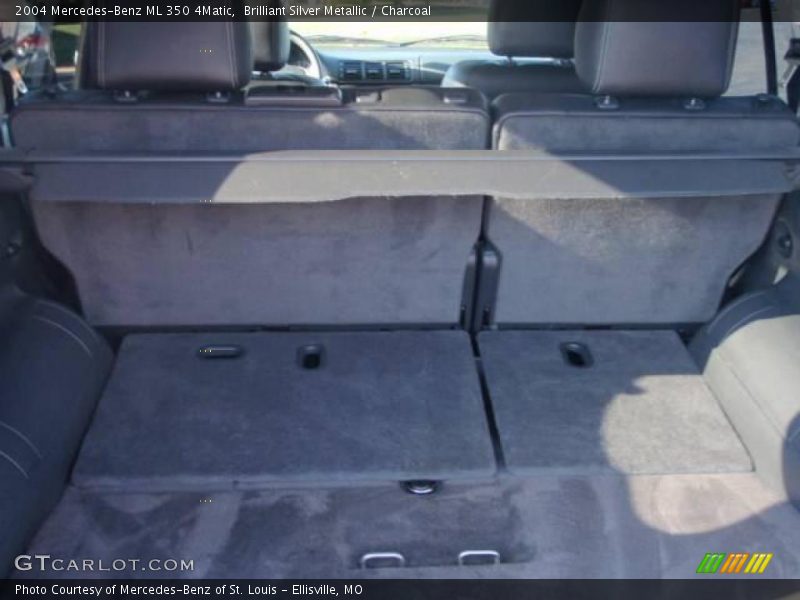 Brilliant Silver Metallic / Charcoal 2004 Mercedes-Benz ML 350 4Matic
