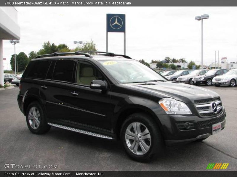Verde Brook Metallic / Macadamia 2008 Mercedes-Benz GL 450 4Matic