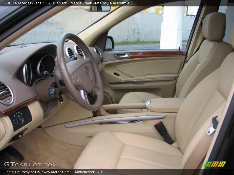 Verde Brook Metallic / Macadamia 2008 Mercedes-Benz GL 450 4Matic