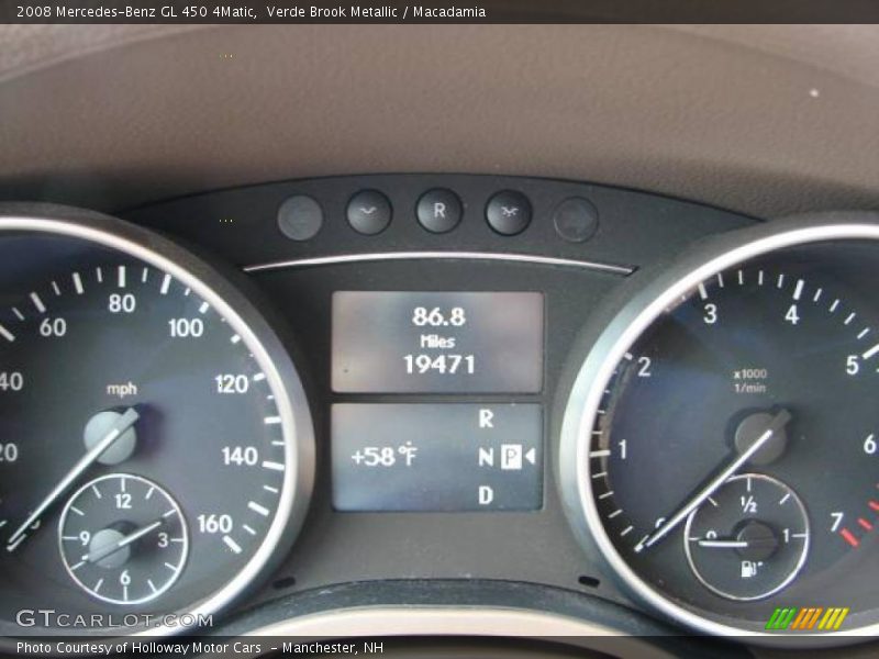 Verde Brook Metallic / Macadamia 2008 Mercedes-Benz GL 450 4Matic
