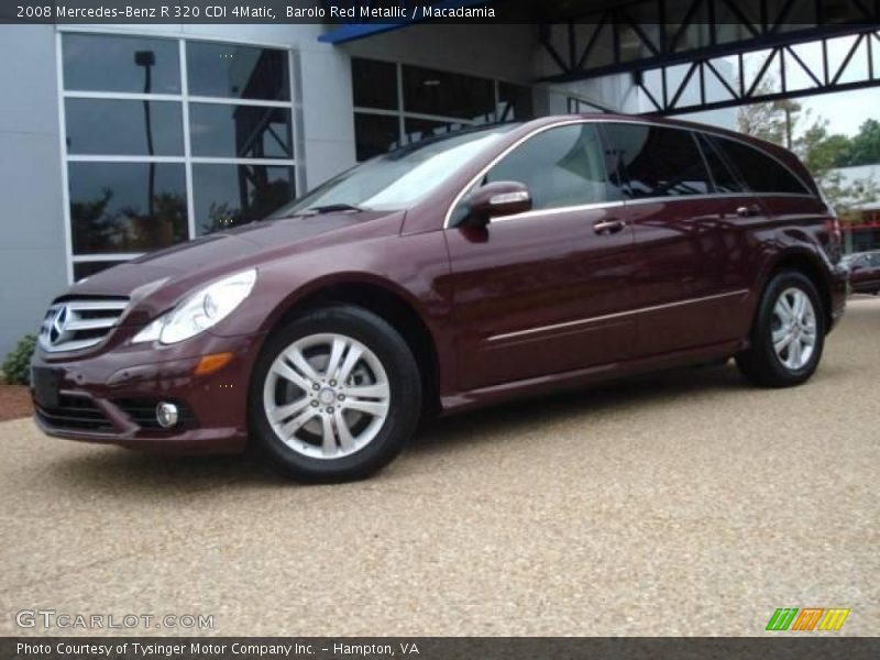 Barolo Red Metallic / Macadamia 2008 Mercedes-Benz R 320 CDI 4Matic