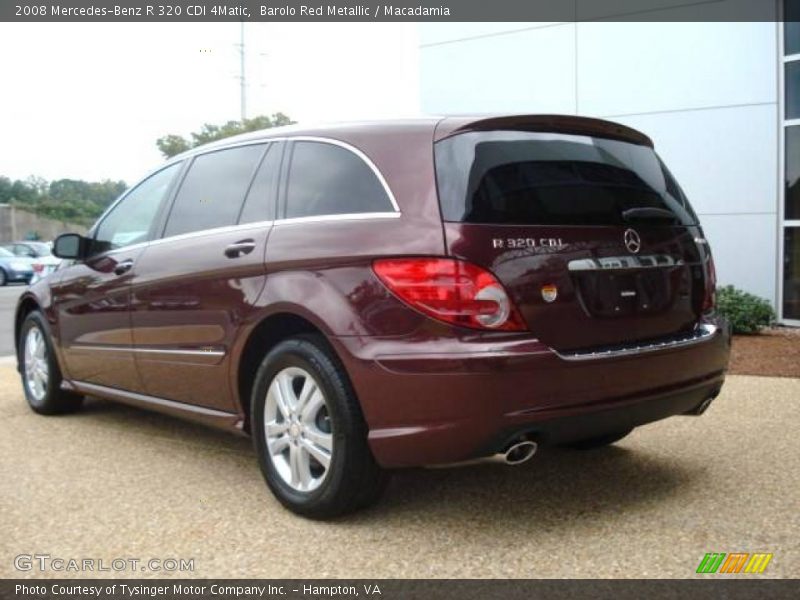 Barolo Red Metallic / Macadamia 2008 Mercedes-Benz R 320 CDI 4Matic