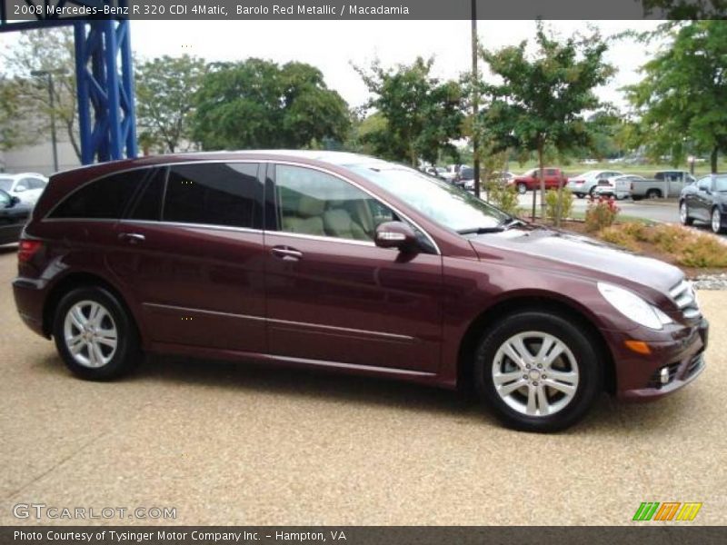 Barolo Red Metallic / Macadamia 2008 Mercedes-Benz R 320 CDI 4Matic