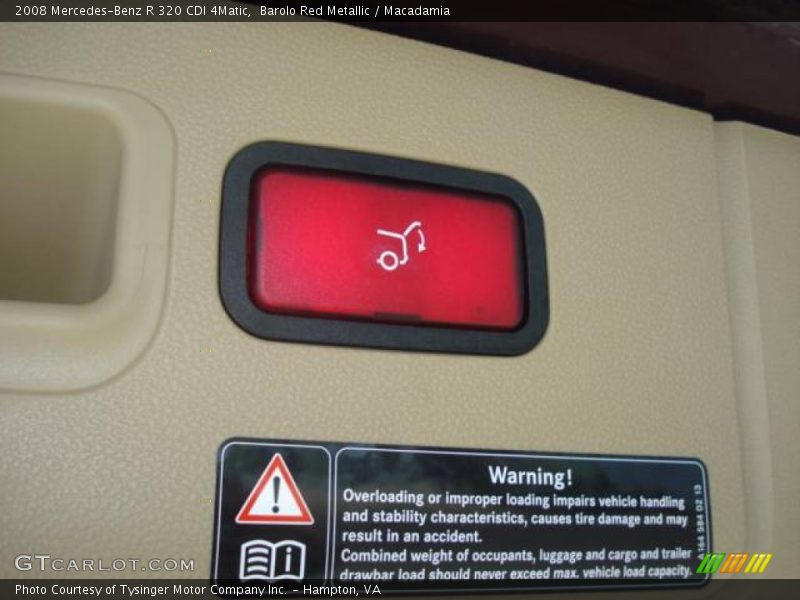 Barolo Red Metallic / Macadamia 2008 Mercedes-Benz R 320 CDI 4Matic