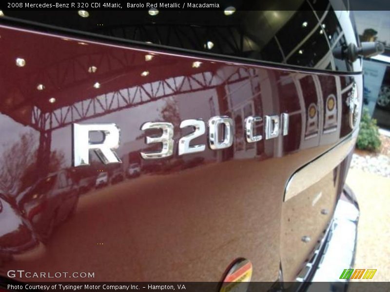 Barolo Red Metallic / Macadamia 2008 Mercedes-Benz R 320 CDI 4Matic