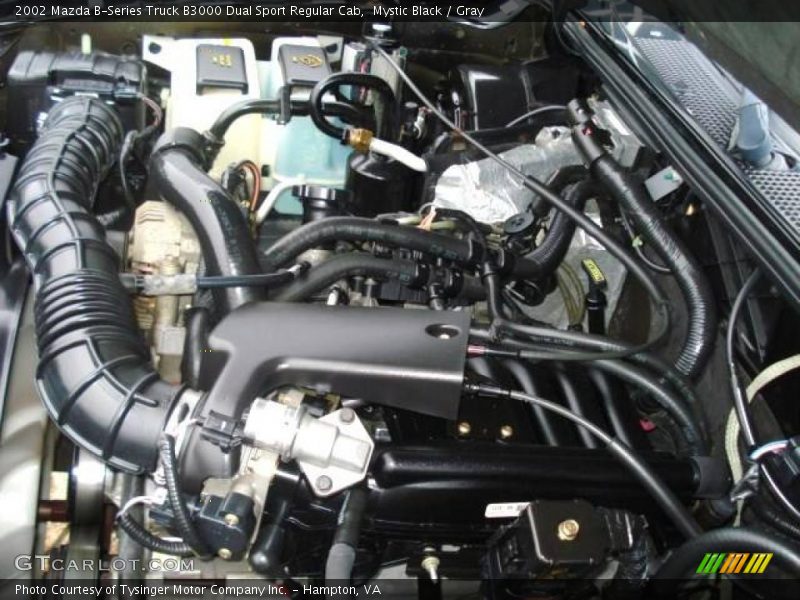 Mystic Black / Gray 2002 Mazda B-Series Truck B3000 Dual Sport Regular Cab