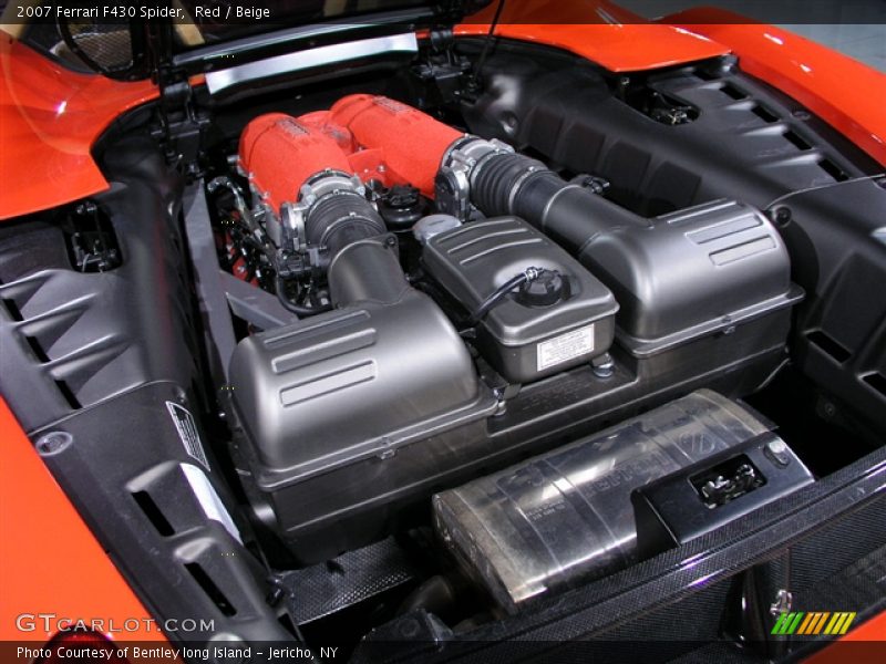 Red / Beige 2007 Ferrari F430 Spider