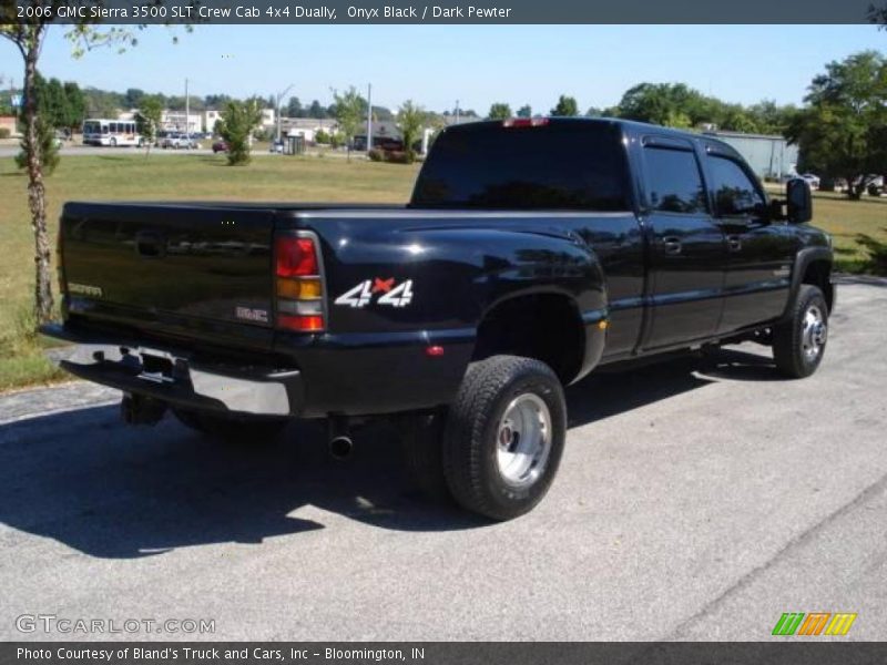 Onyx Black / Dark Pewter 2006 GMC Sierra 3500 SLT Crew Cab 4x4 Dually