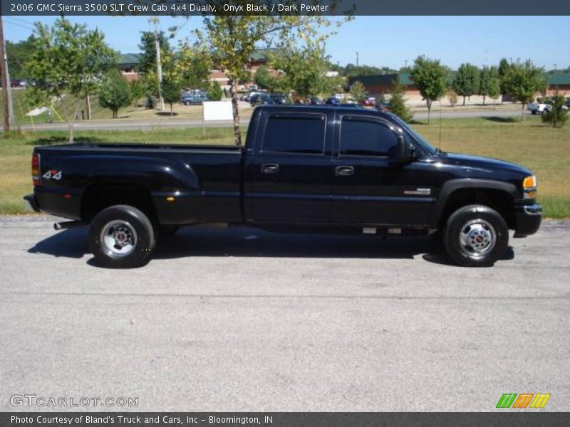 Onyx Black / Dark Pewter 2006 GMC Sierra 3500 SLT Crew Cab 4x4 Dually