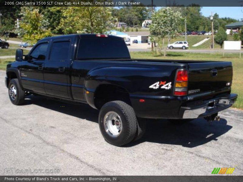 Onyx Black / Dark Pewter 2006 GMC Sierra 3500 SLT Crew Cab 4x4 Dually