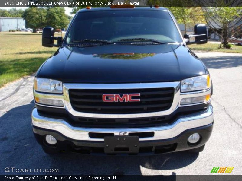 Onyx Black / Dark Pewter 2006 GMC Sierra 3500 SLT Crew Cab 4x4 Dually