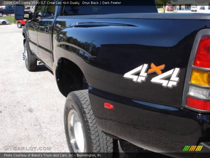 Onyx Black / Dark Pewter 2006 GMC Sierra 3500 SLT Crew Cab 4x4 Dually
