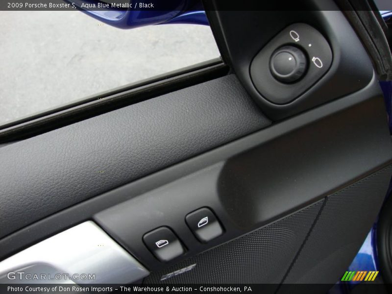Aqua Blue Metallic / Black 2009 Porsche Boxster S
