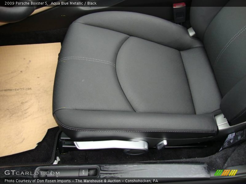 Aqua Blue Metallic / Black 2009 Porsche Boxster S
