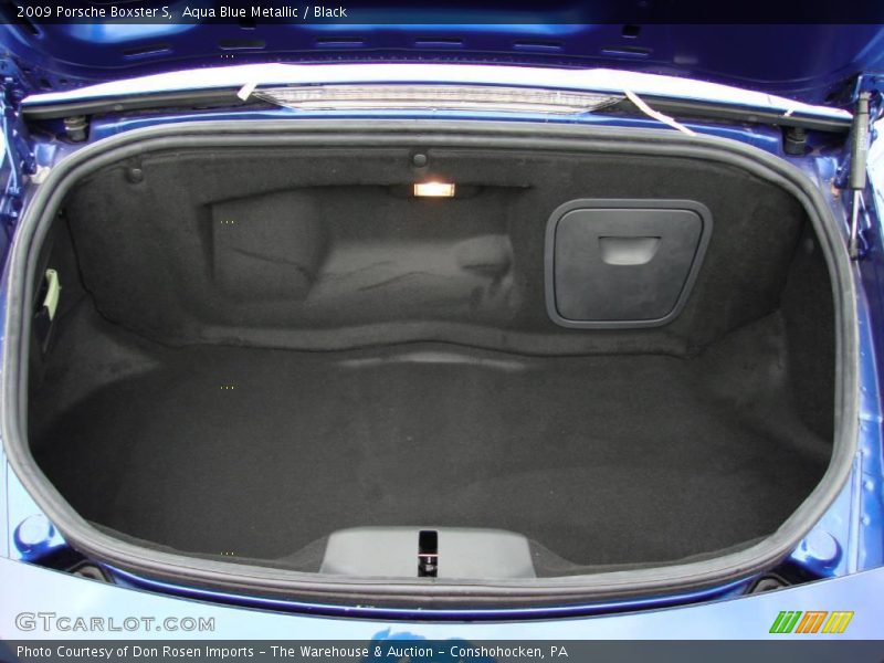 Aqua Blue Metallic / Black 2009 Porsche Boxster S