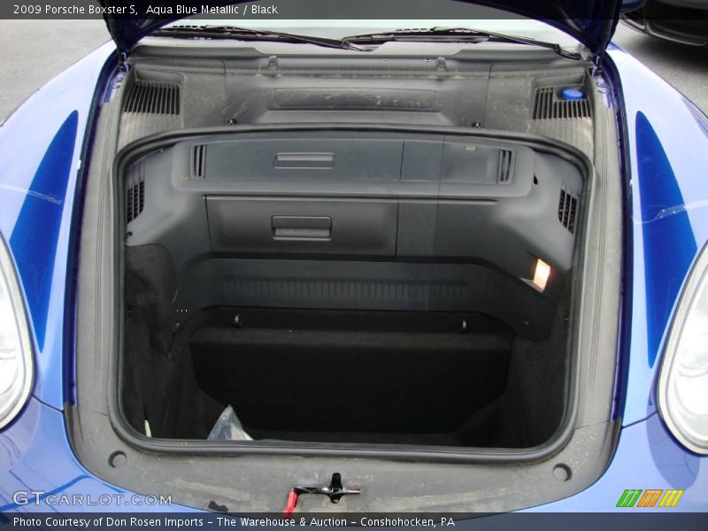 Aqua Blue Metallic / Black 2009 Porsche Boxster S