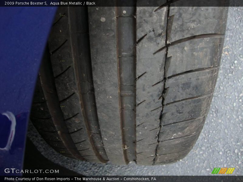 Aqua Blue Metallic / Black 2009 Porsche Boxster S