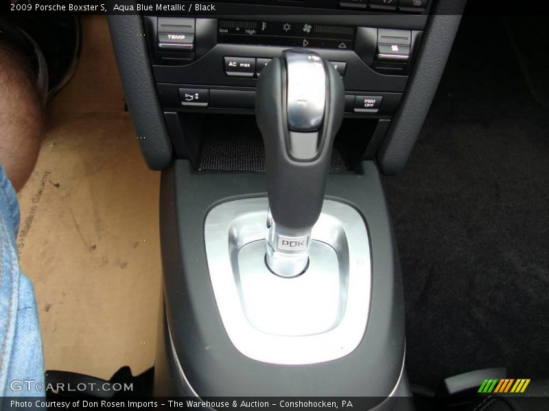 Aqua Blue Metallic / Black 2009 Porsche Boxster S