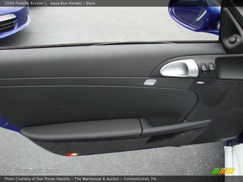 Aqua Blue Metallic / Black 2009 Porsche Boxster S