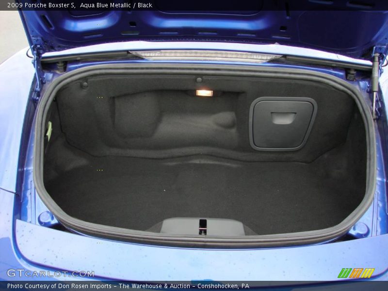 Aqua Blue Metallic / Black 2009 Porsche Boxster S