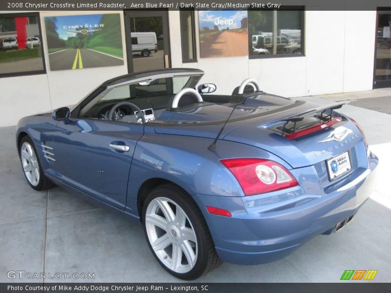 Aero Blue Pearl / Dark Slate Gray/Medium Slate Gray 2008 Chrysler Crossfire Limited Roadster