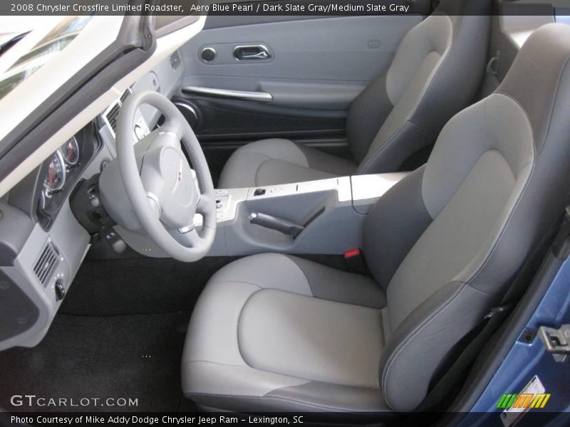 Aero Blue Pearl / Dark Slate Gray/Medium Slate Gray 2008 Chrysler Crossfire Limited Roadster