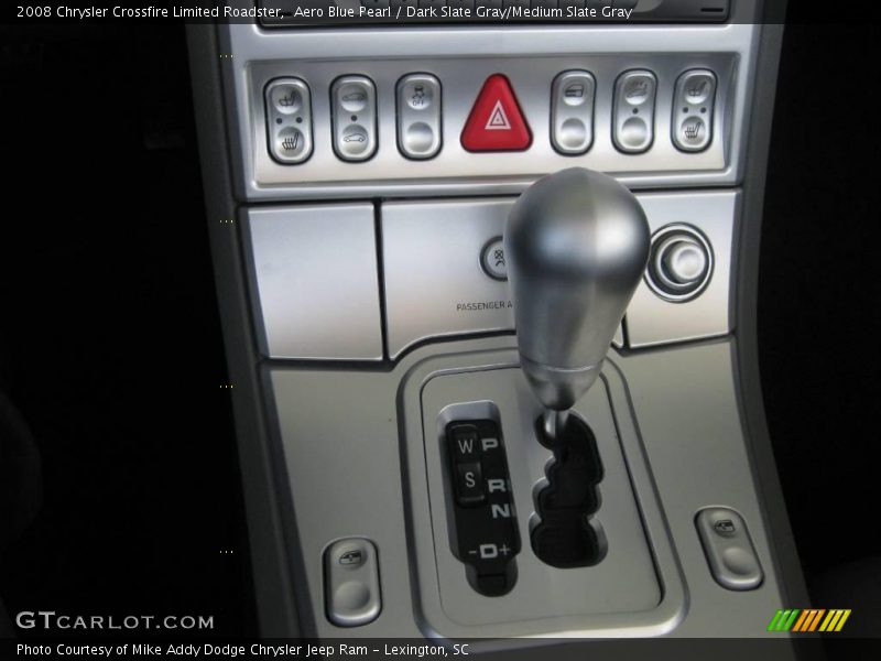 Aero Blue Pearl / Dark Slate Gray/Medium Slate Gray 2008 Chrysler Crossfire Limited Roadster