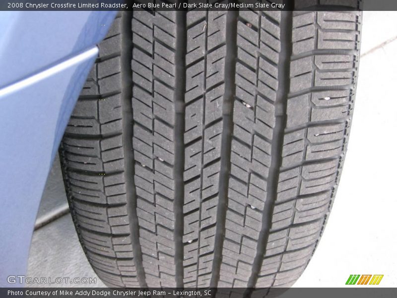 Aero Blue Pearl / Dark Slate Gray/Medium Slate Gray 2008 Chrysler Crossfire Limited Roadster