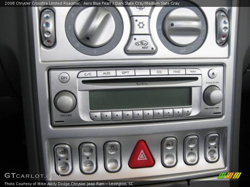 Aero Blue Pearl / Dark Slate Gray/Medium Slate Gray 2008 Chrysler Crossfire Limited Roadster