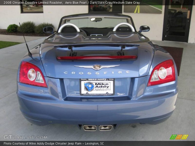Aero Blue Pearl / Dark Slate Gray/Medium Slate Gray 2008 Chrysler Crossfire Limited Roadster
