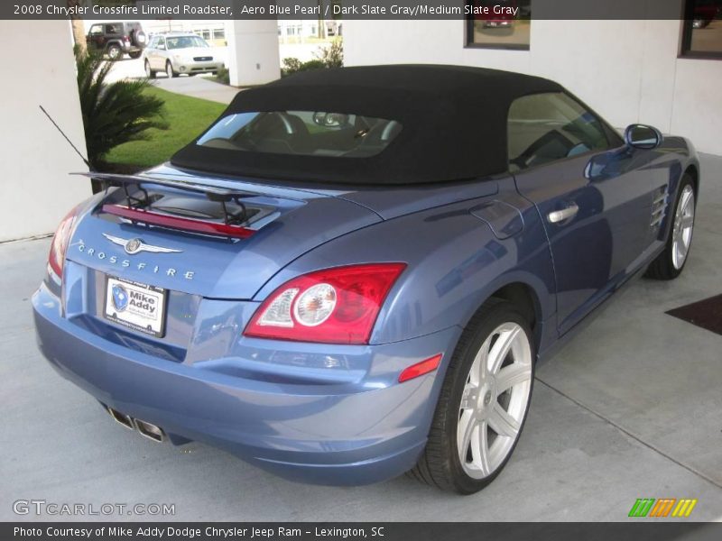 Aero Blue Pearl / Dark Slate Gray/Medium Slate Gray 2008 Chrysler Crossfire Limited Roadster