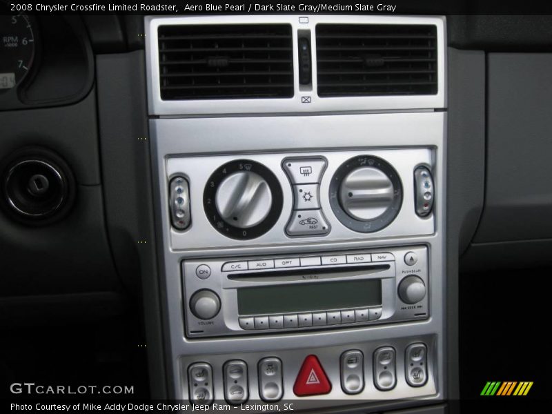 Aero Blue Pearl / Dark Slate Gray/Medium Slate Gray 2008 Chrysler Crossfire Limited Roadster
